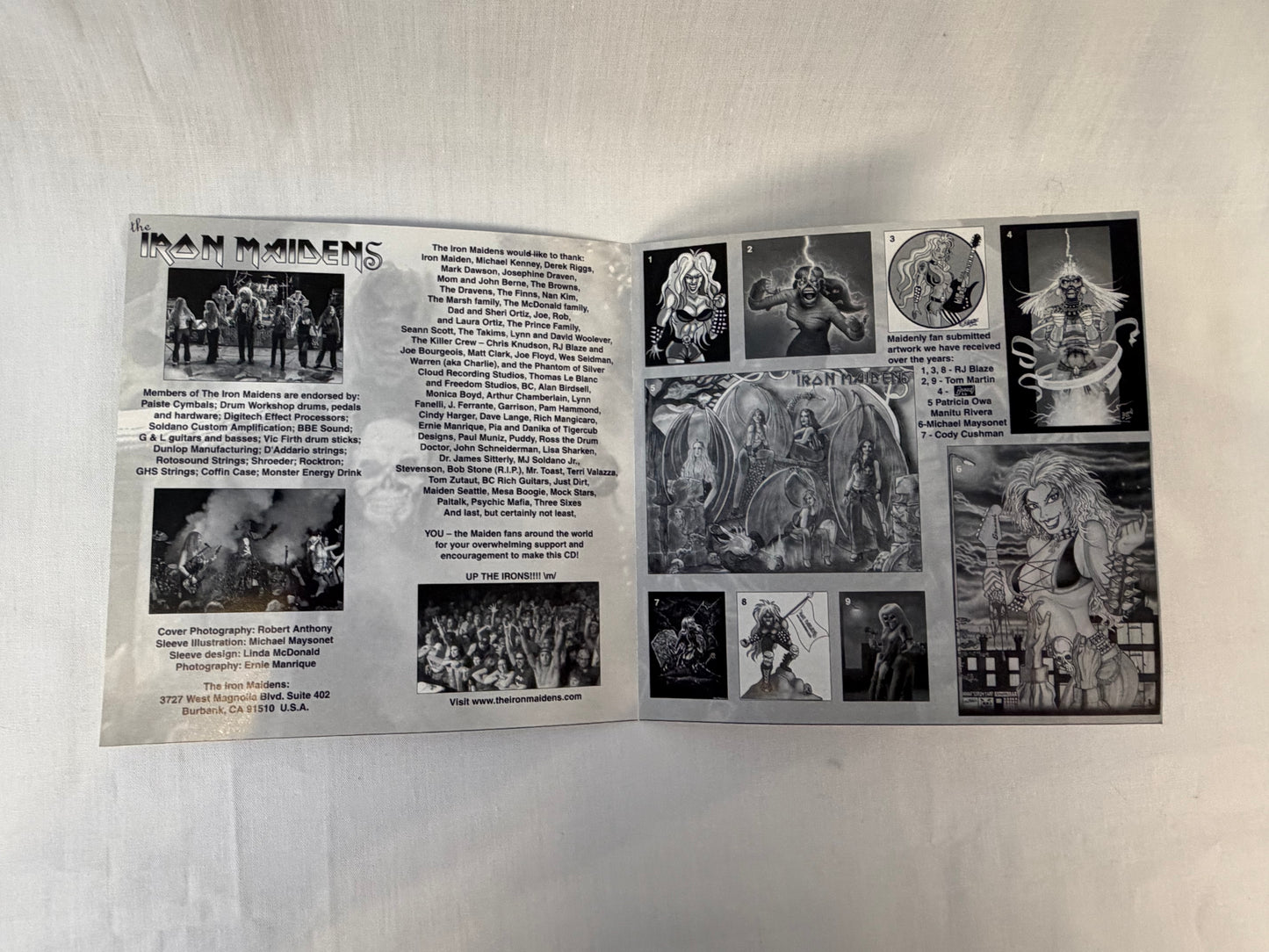The Iron Maidens Tribute Japan Edition CD w/ OBI Powerslave XQAK-1002 Bonus Tracks Heavy Metal