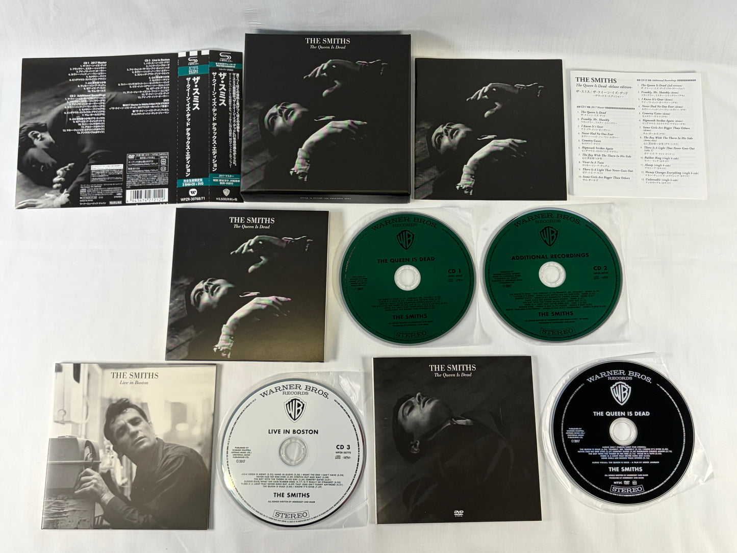 The Smiths The Queen Is Dead Deluxe Edition Box Set 2017 3SHM-CD DVD Japan Edition w/ OBI