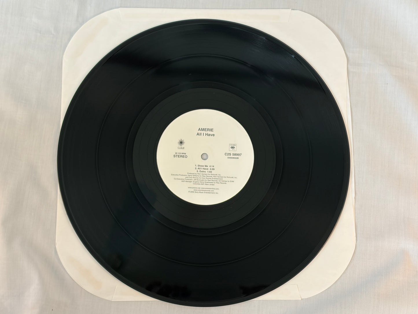 Amerie All I Have US Promo 2LP Vinyl Columbia C2S 58997 Rare RNB 2002