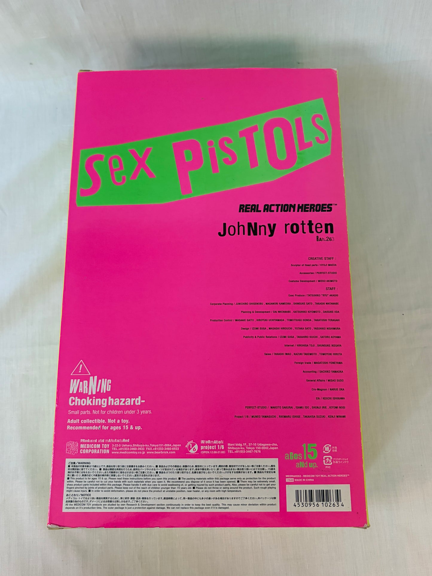 Medicom Toy RAH Sex Pistols Johnny Rotten Sid Vicious 1:6 Figure Set Japan Release