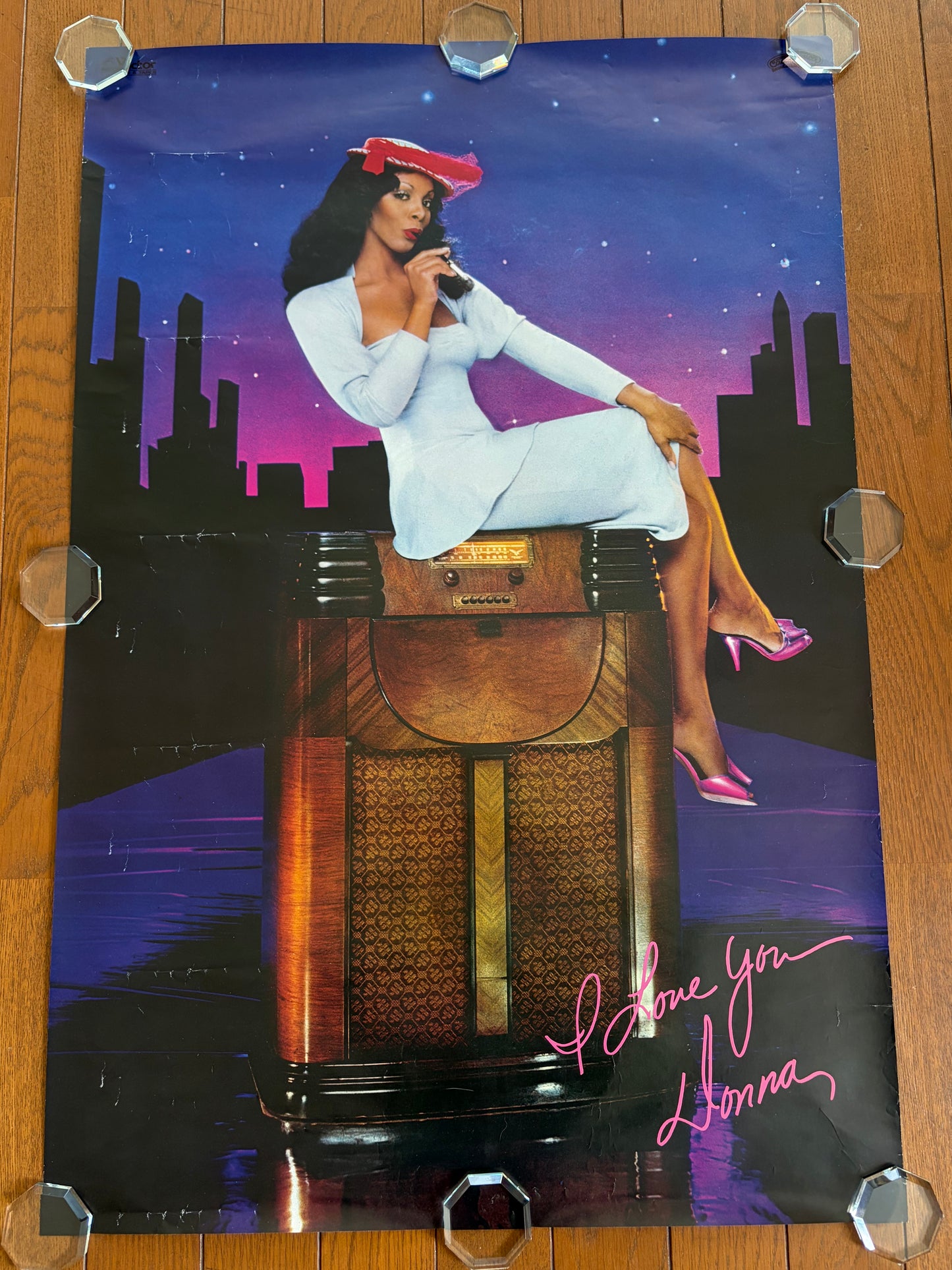 Donna Summer I Love You Original Japan Promo Poster 1979 Victor Casablanca Official Music Memorabilia