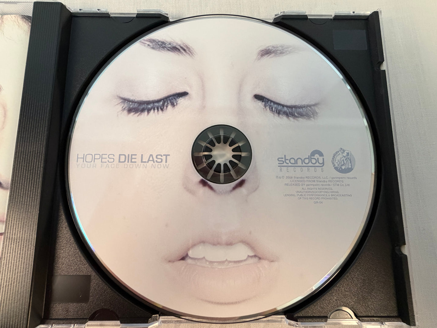 Hopes Die Last Your Face Down Now Japan Edition CD w/ OBI Garimpeiro Records Bonus Tracks