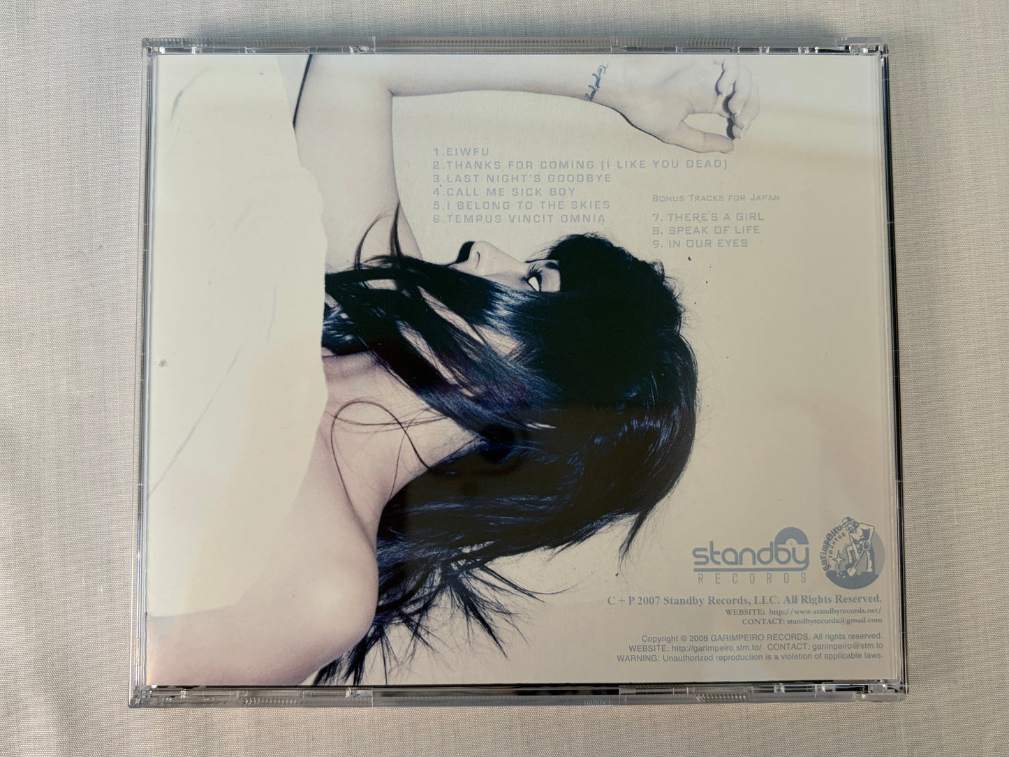 Hopes Die Last Your Face Down Now Japan Edition CD w/ OBI Garimpeiro Records Bonus Tracks