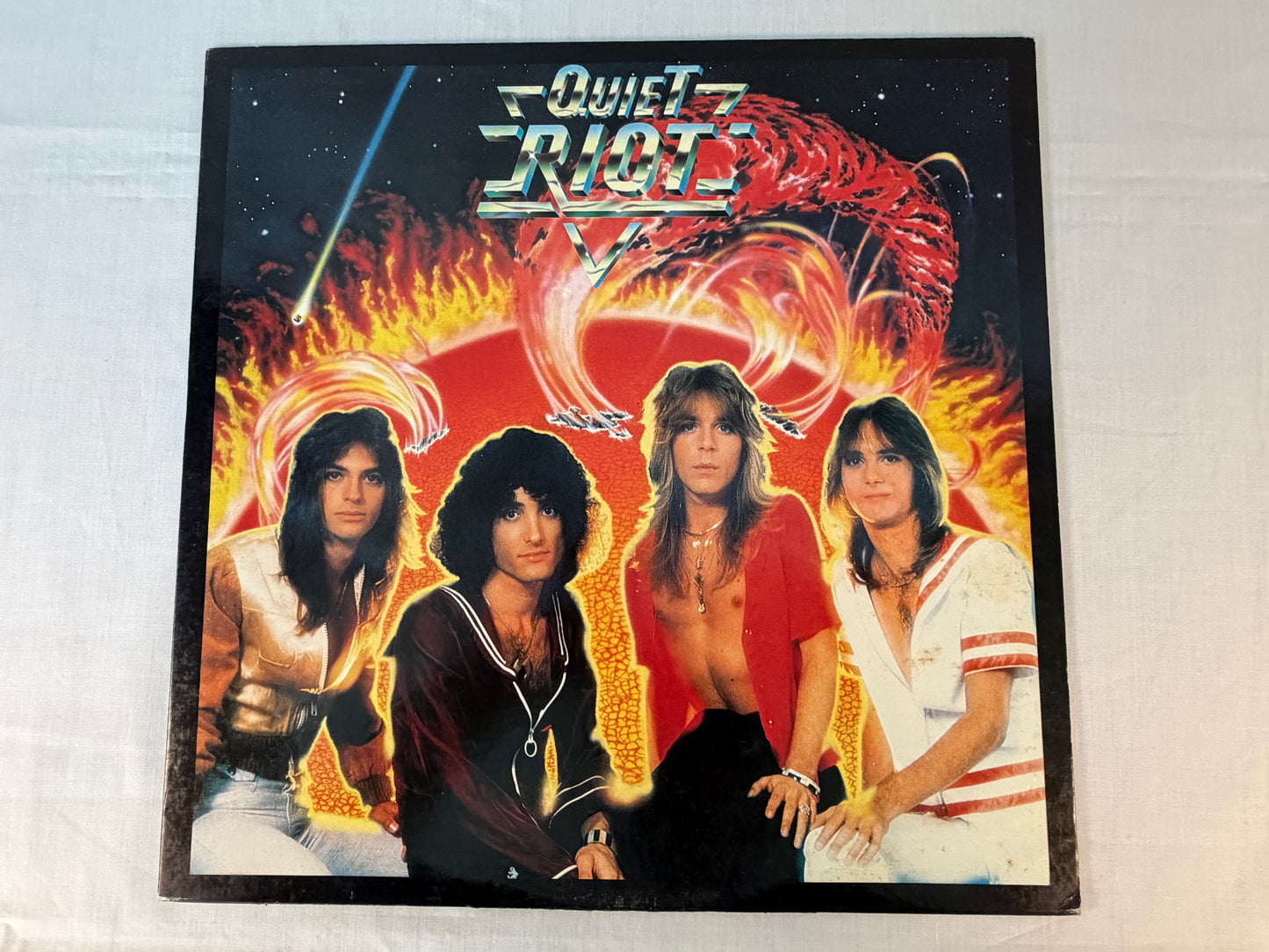 Quiet Riot Japan LP Vinyl 1978 CBS Sony 25AP-880 Randy Rhoads Original Pressing w/ Insert