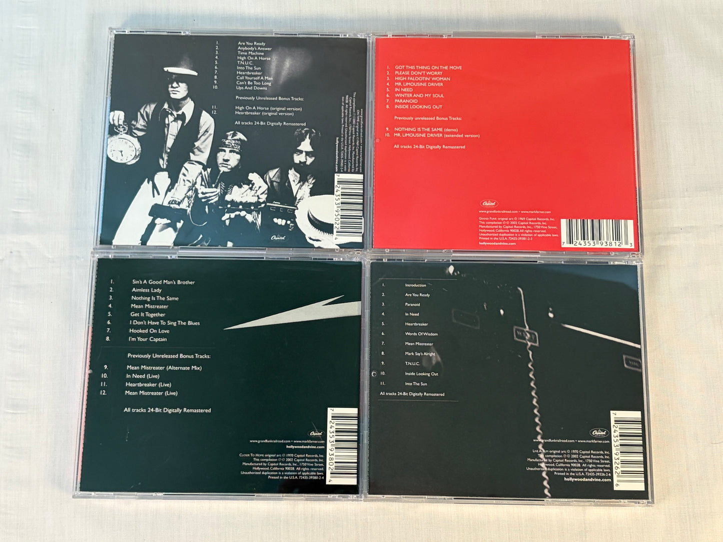 Grand Funk Railroad Trunk of Funk 12CD Complete Limited Box Set Remastered with 3D Glasses Pick