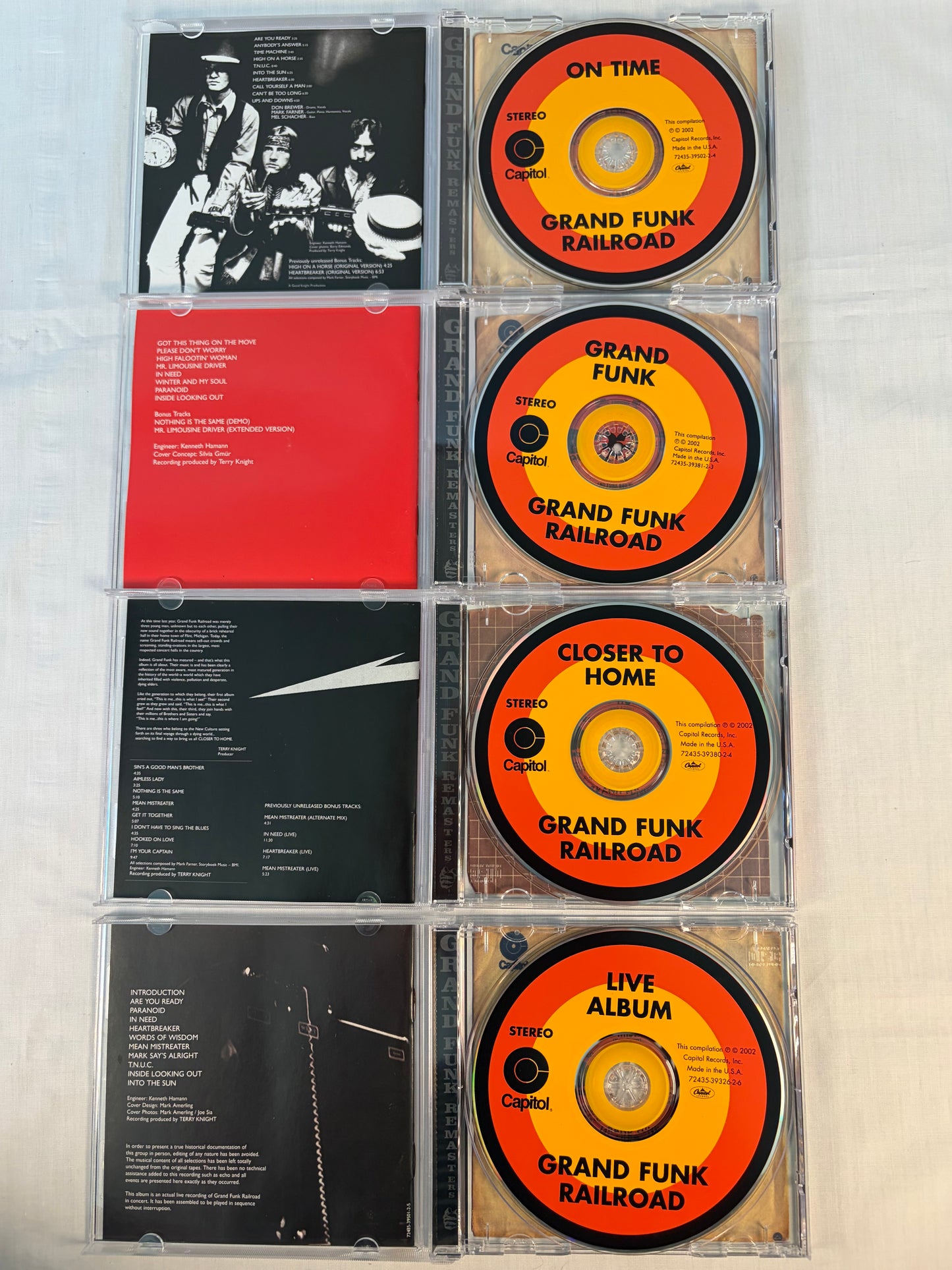 Grand Funk Railroad Trunk of Funk 12CD Complete Limited Box Set Remastered with 3D Glasses Pick