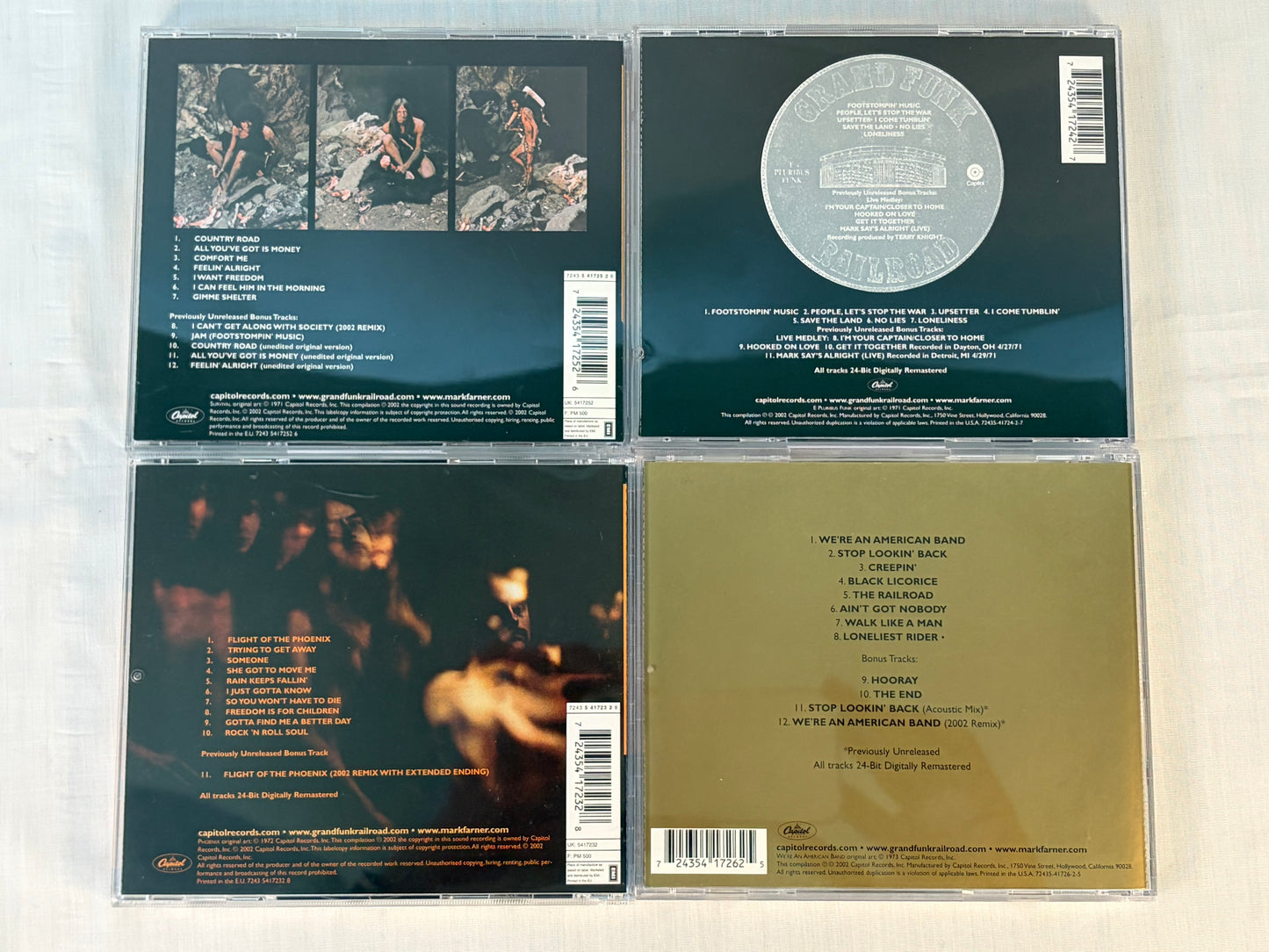 Grand Funk Railroad Trunk of Funk 12CD Complete Limited Box Set Remastered with 3D Glasses Pick