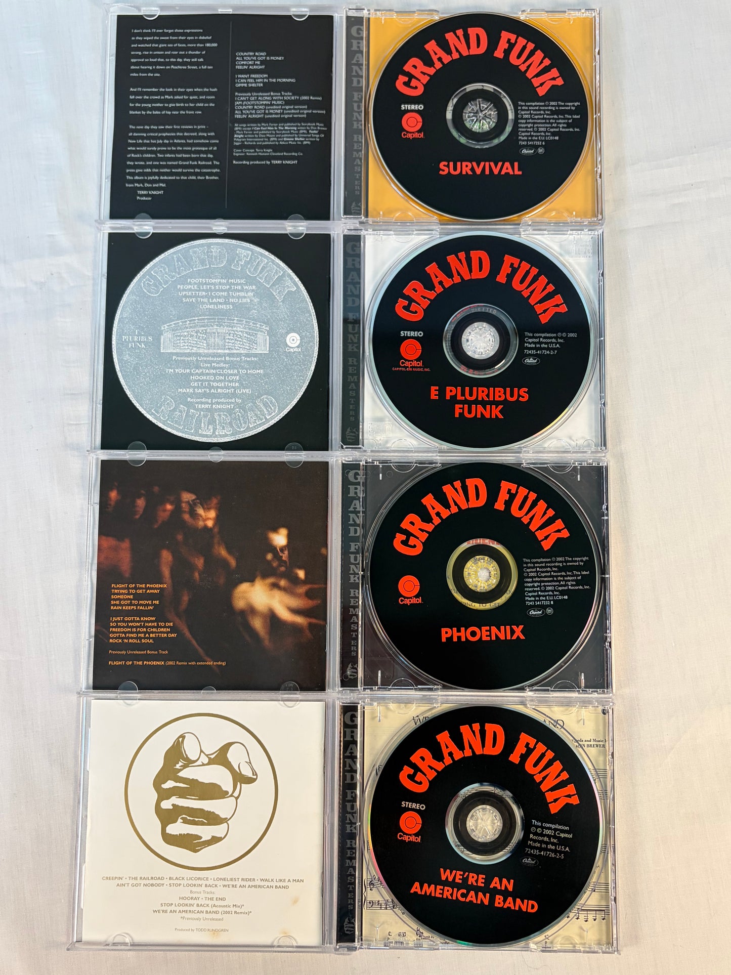 Grand Funk Railroad Trunk of Funk 12CD Complete Limited Box Set Remastered with 3D Glasses Pick