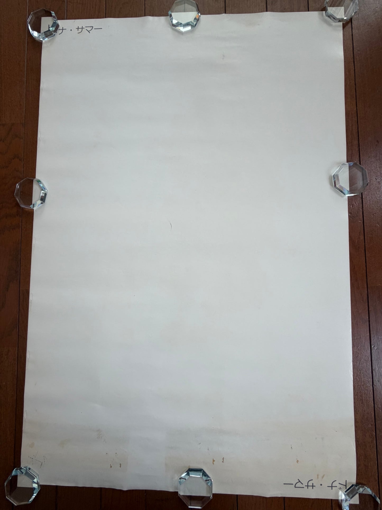 Donna Summer The Wanderer 1980 Promo Poster Japan Geffen Records Vintage Promotional Memorabilia