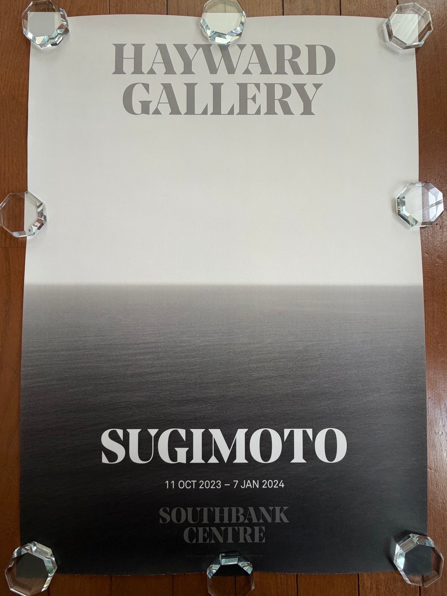 Hiroshi Sugimoto Exhibition Poster Hayward Gallery London 2023 East China Sea Monochrome Photography