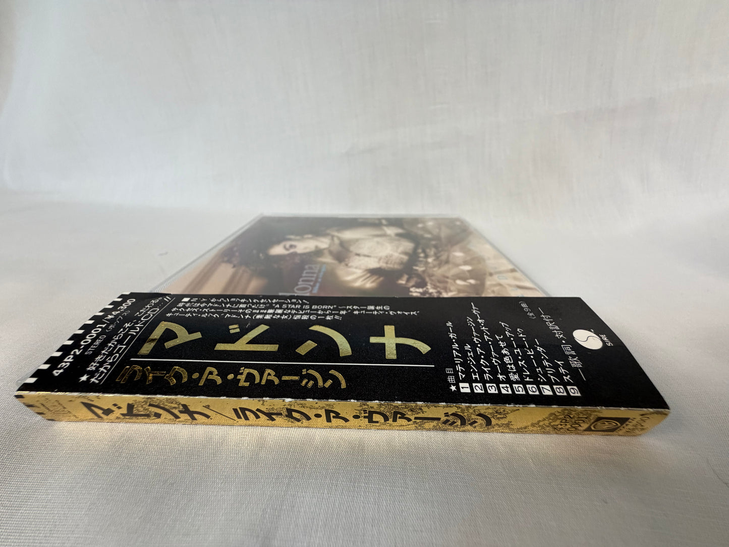 Madonna Like a Virgin 43P2-0001 Japan 24K Gold CD w/ OBI 1988 Sire Original Series First Pressing