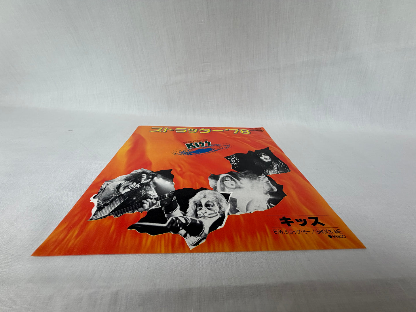 KISS Strutter'78 Shock Me Japan Promo 7inch Vinyl VIP-2638 Casablanca 1978 White Label Original