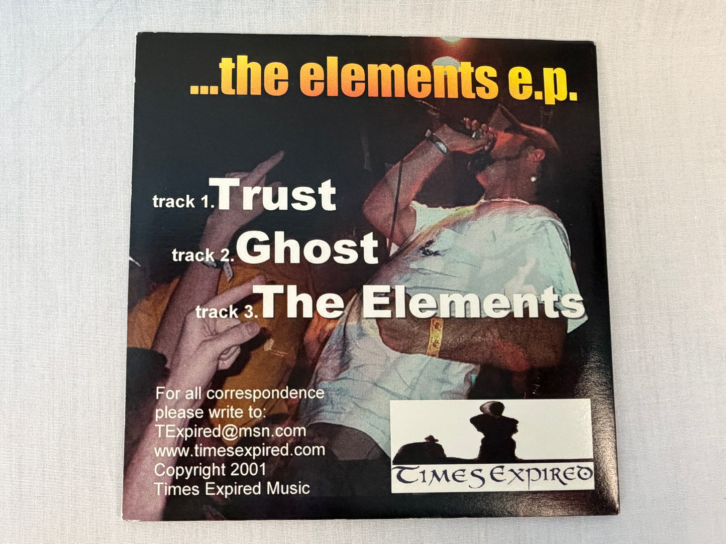 Times Expired The Elements E.P. 2001 Original Rapcore Nu Metal CD Independent Hardcore