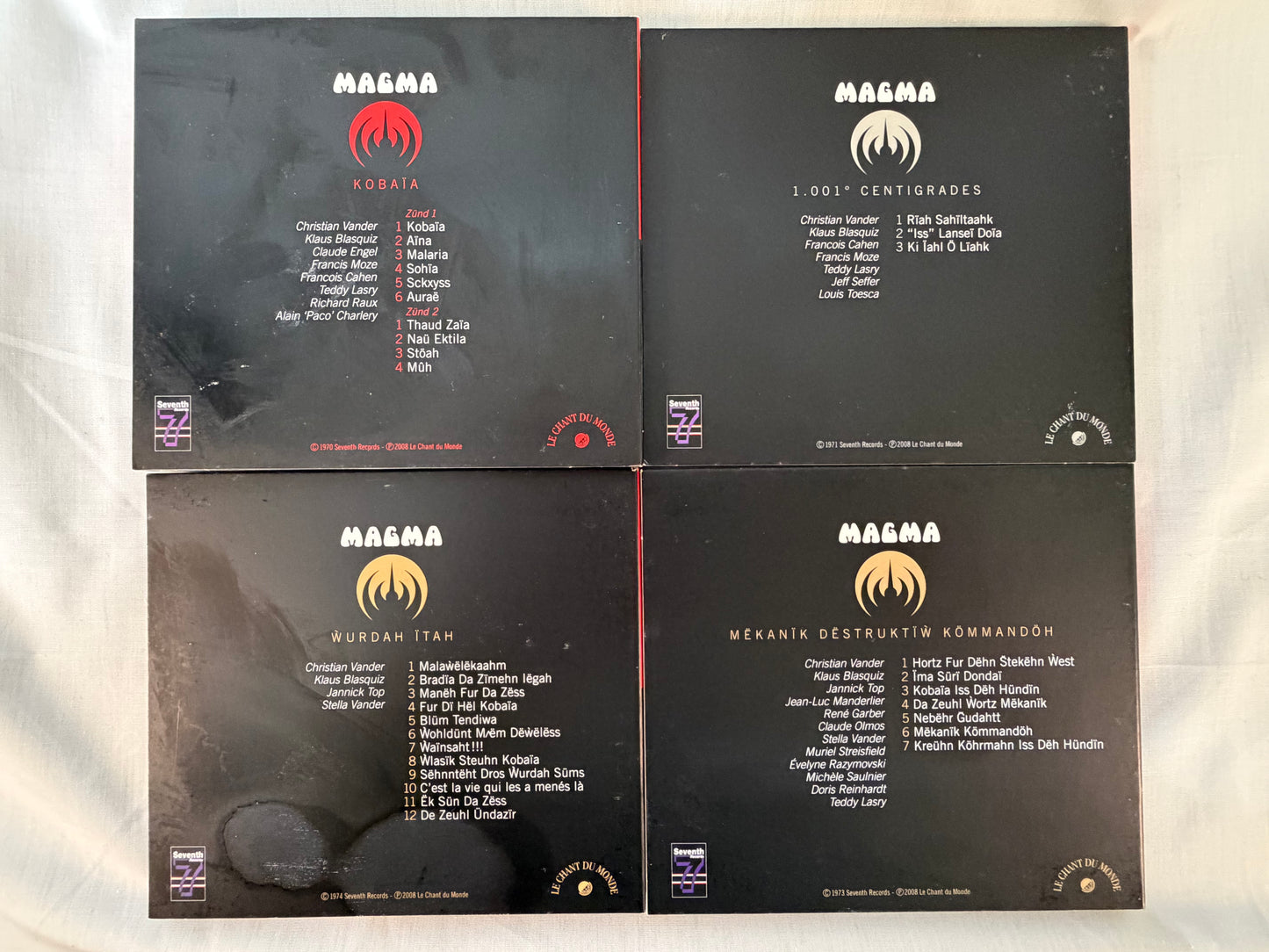 Magma Studio Zund 40 Ans Evolution 2008 12CD Box Set Seventh Records Limited Edition Anniversary