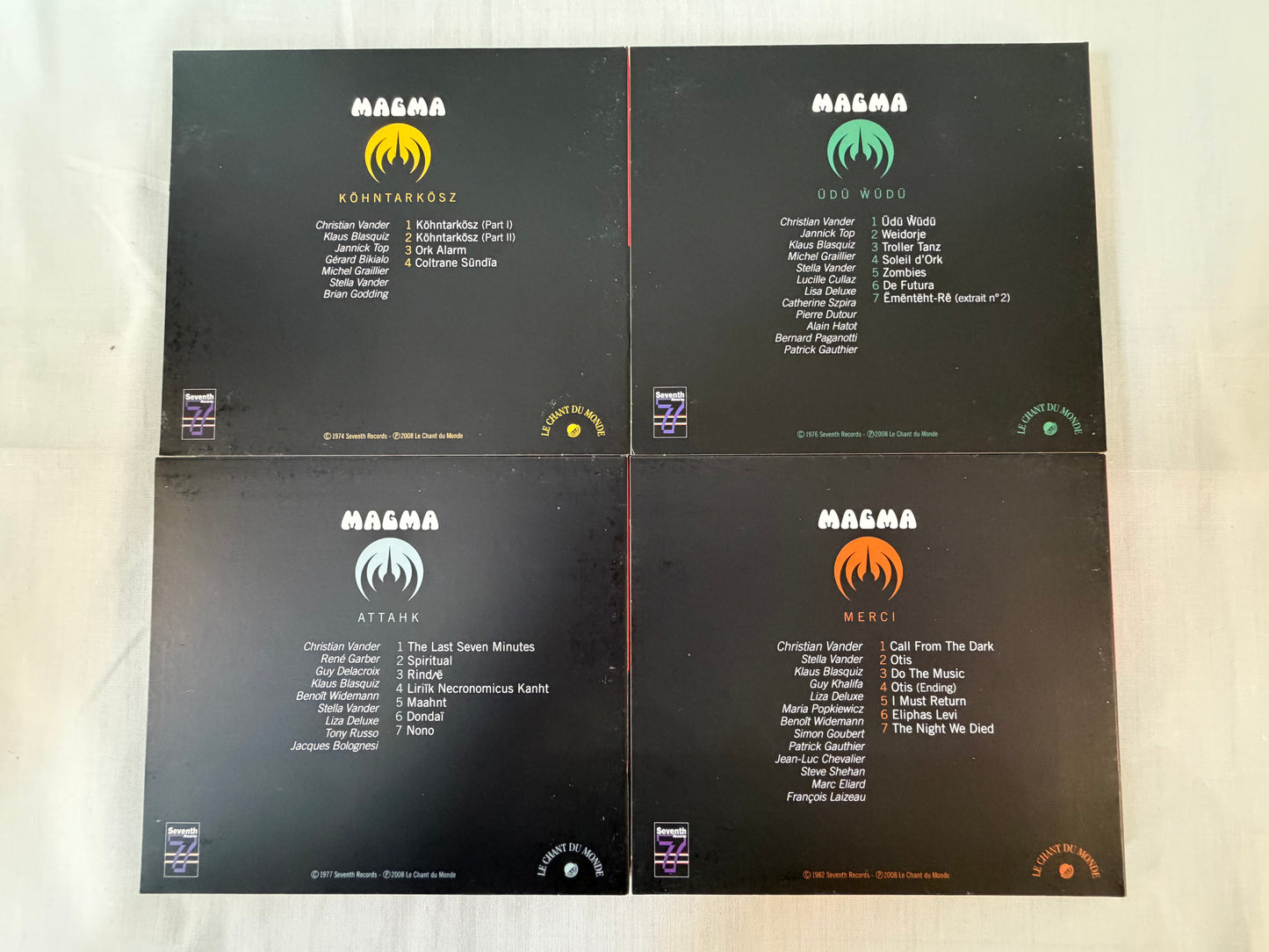 Magma Studio Zund 40 Ans Evolution 2008 12CD Box Set Seventh Records Limited Edition Anniversary
