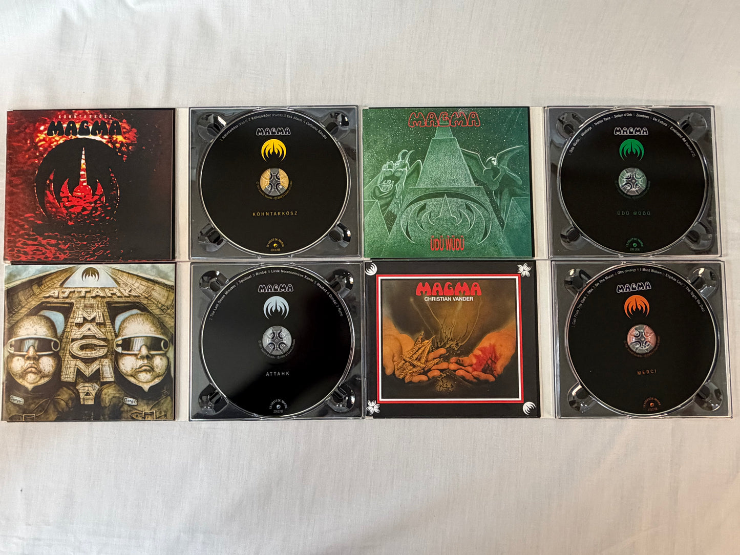 Magma Studio Zund 40 Ans Evolution 2008 12CD Box Set Seventh Records Limited Edition Anniversary