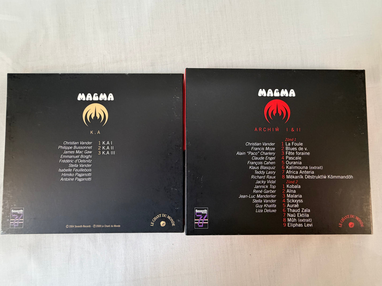 Magma Studio Zund 40 Ans Evolution 2008 12CD Box Set Seventh Records Limited Edition Anniversary