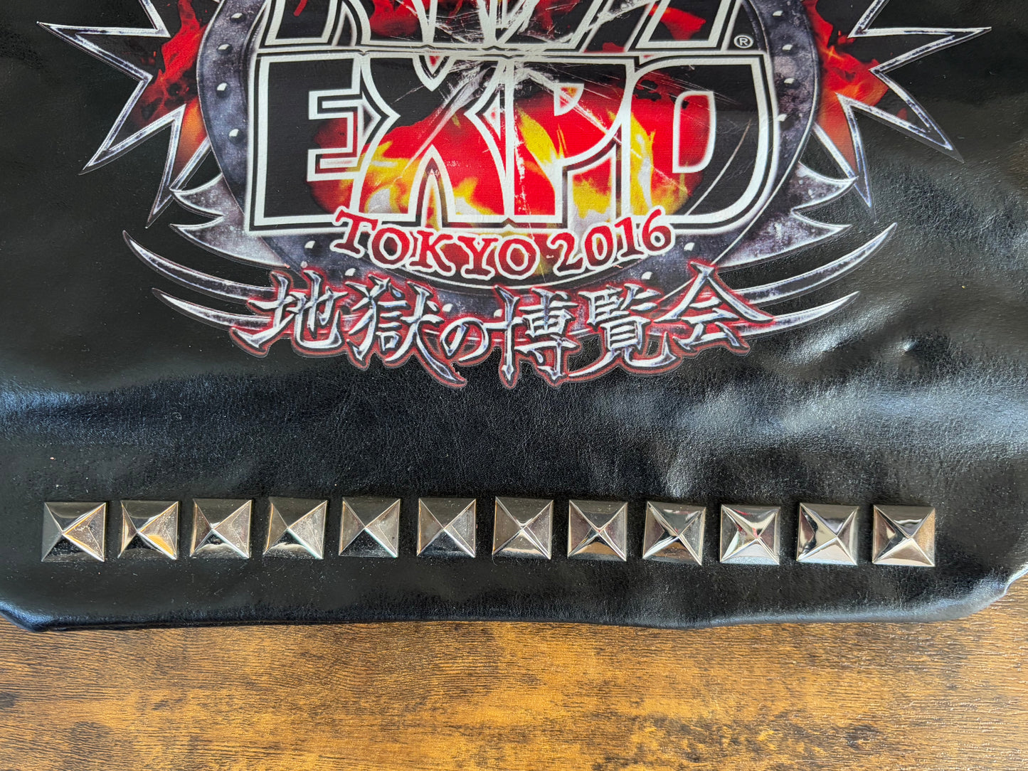 KISS Tote Bag EXPO TOKYO 2016 Jigoku-no Hell's Exhibition Limited Edition Faux Leather