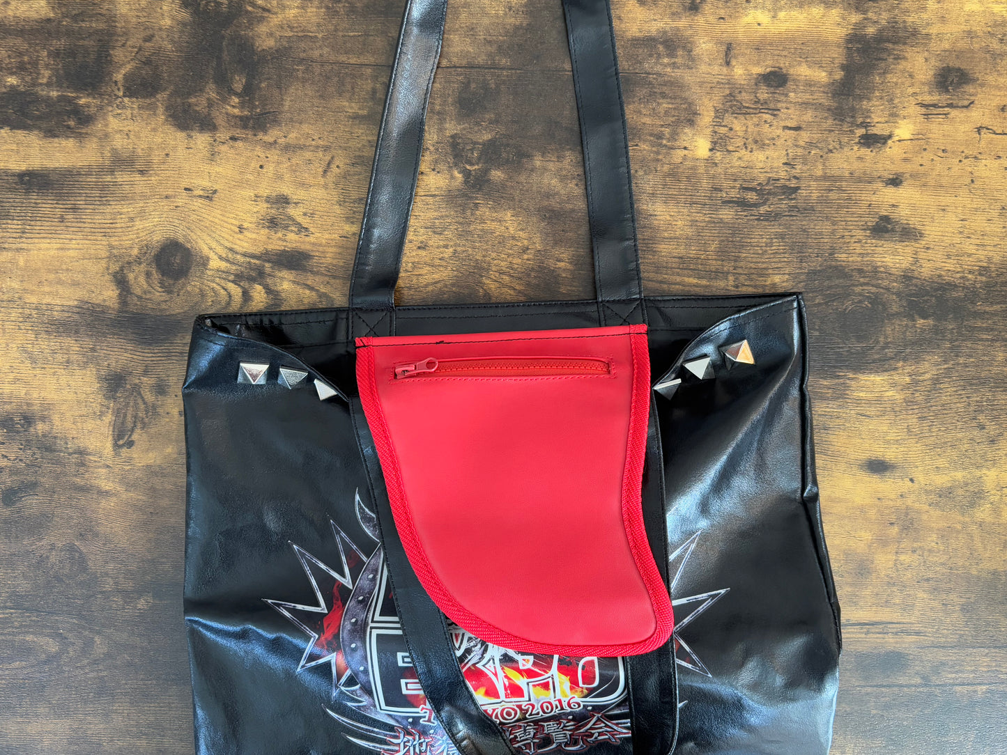 KISS Tote Bag EXPO TOKYO 2016 Jigoku-no Hell's Exhibition Limited Edition Faux Leather