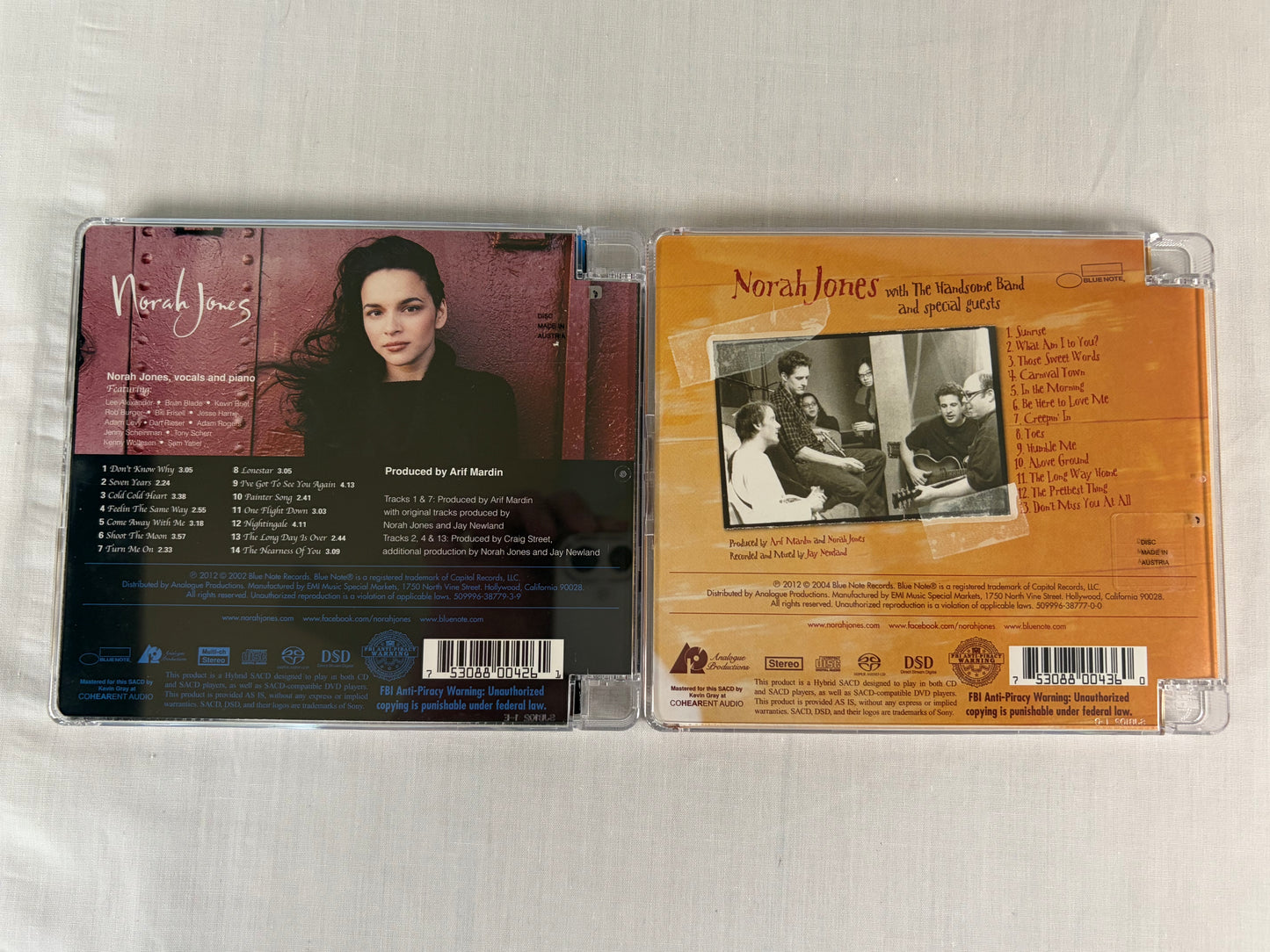Norah Jones The Collection 6 SACD Hybrid Box Set Analogue Productions Audiophile Reissue