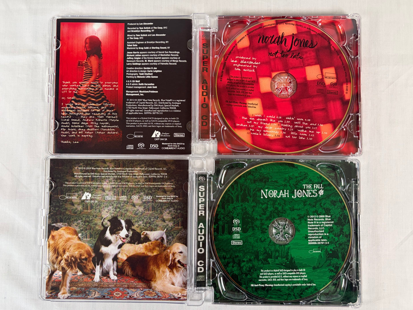 Norah Jones The Collection 6 SACD Hybrid Box Set Analogue Productions Audiophile Reissue