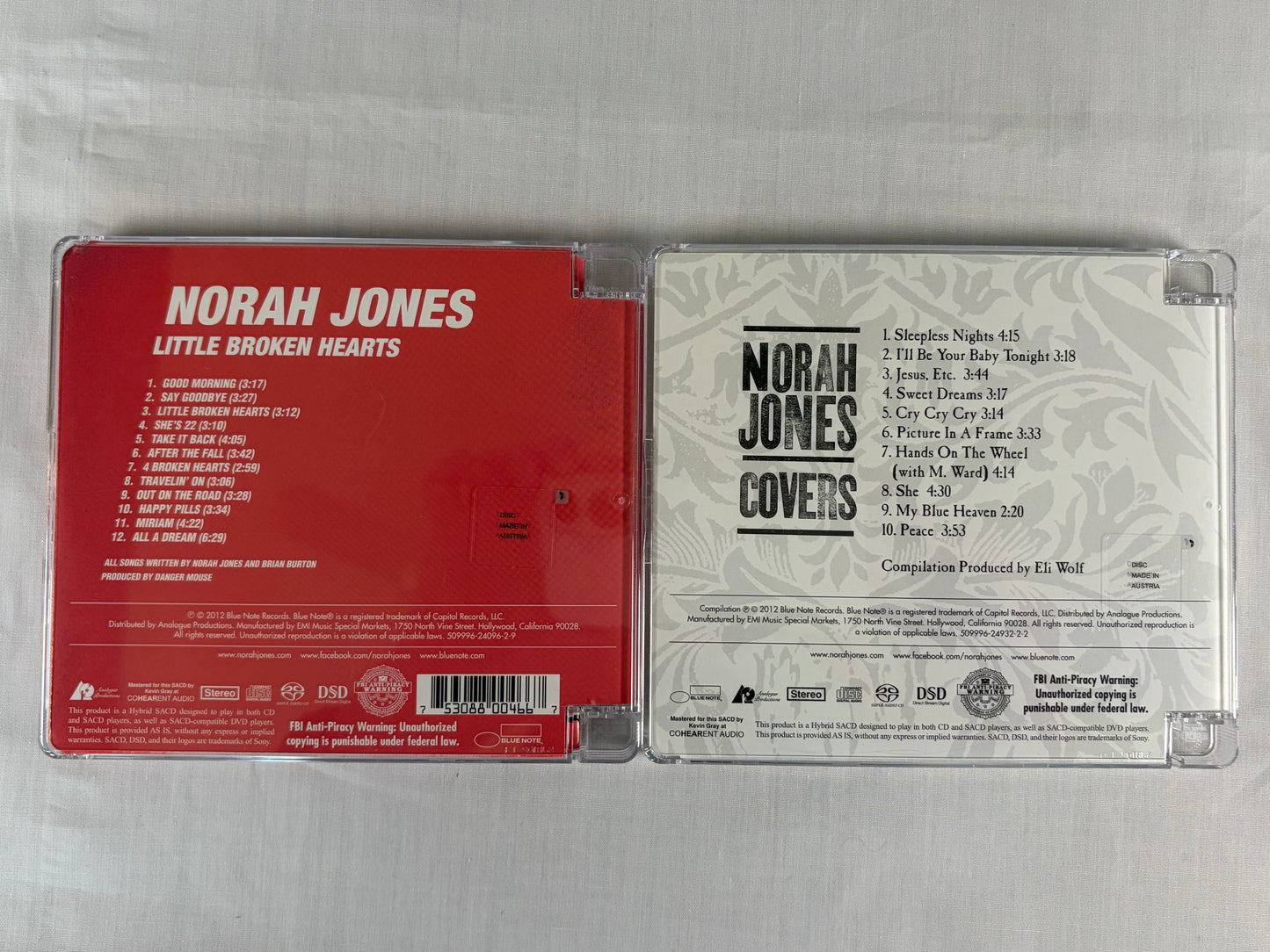 Norah Jones The Collection 6 SACD Hybrid Box Set Analogue Productions Audiophile Reissue