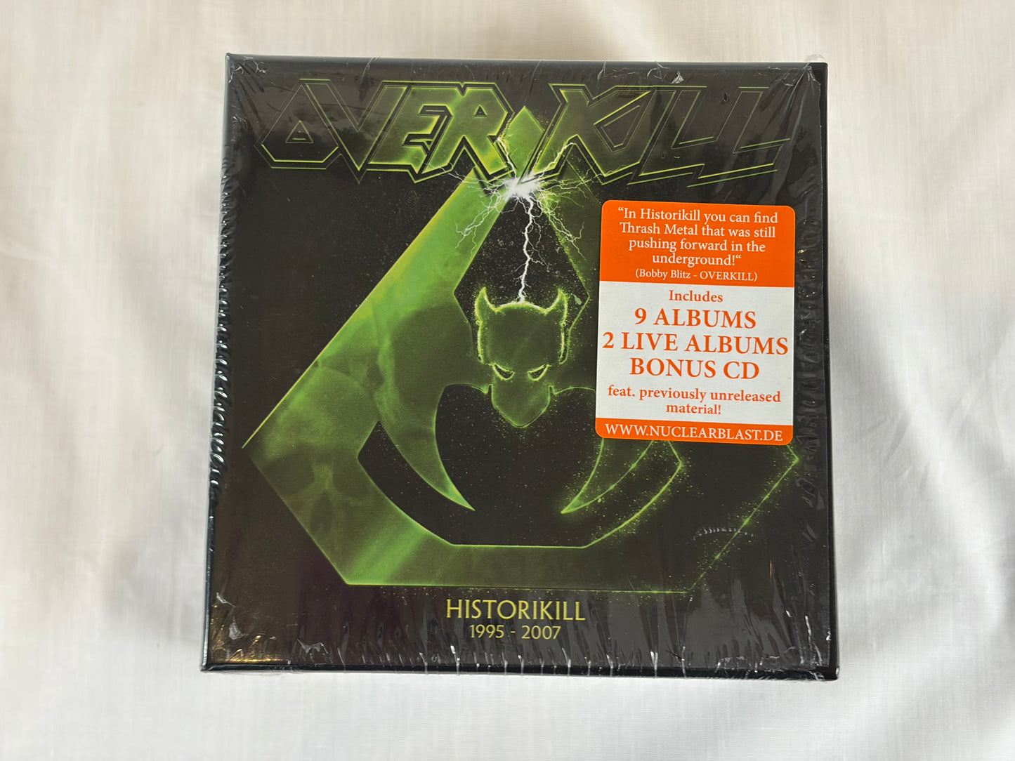 OVERKILL HISTORIKILL 1995-2007 14CD Box Set Nuclear Blast 2015 Thrash Metal Collection