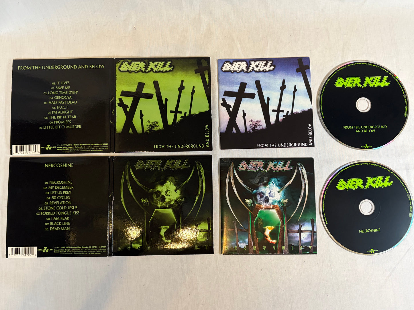 OVERKILL HISTORIKILL 1995-2007 14CD Box Set Nuclear Blast 2015 Thrash Metal Collection