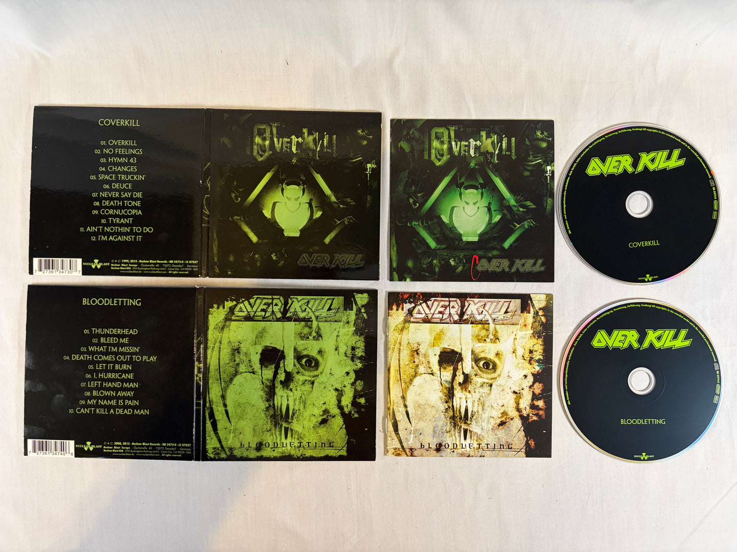 OVERKILL HISTORIKILL 1995-2007 14CD Box Set Nuclear Blast 2015 Thrash Metal Collection