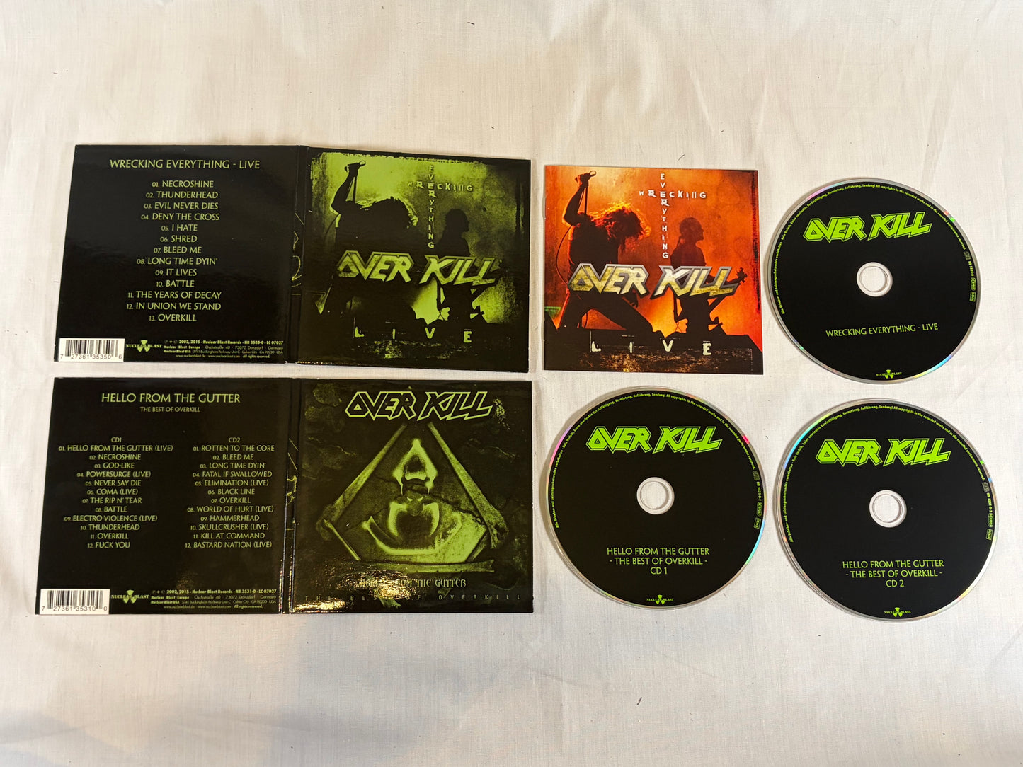 OVERKILL HISTORIKILL 1995-2007 14CD Box Set Nuclear Blast 2015 Thrash Metal Collection