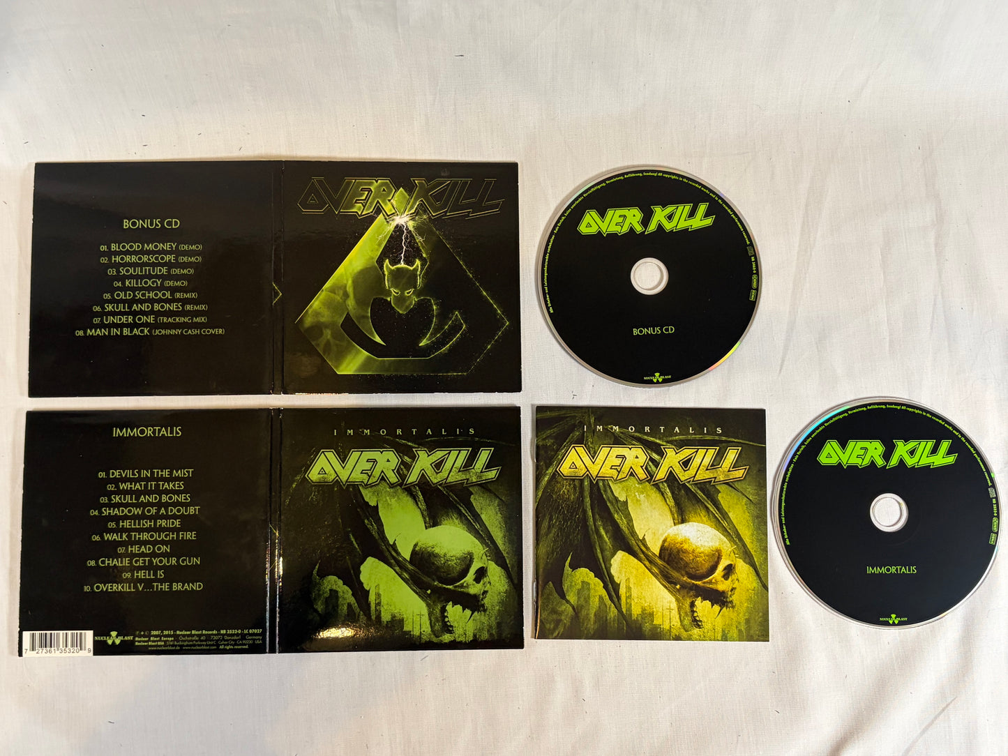 OVERKILL HISTORIKILL 1995-2007 14CD Box Set Nuclear Blast 2015 Thrash Metal Collection