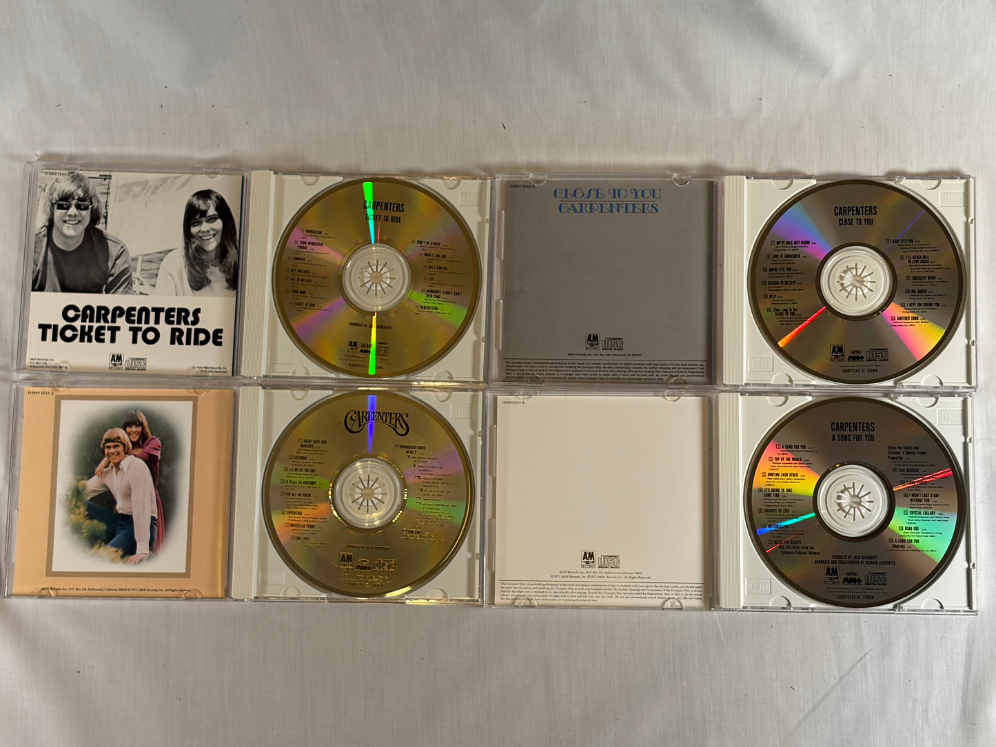 Carpenters Collection 12CD Japan Box Set D300Y3243 Limited Edition A&M Pony Canyon 1989 Original