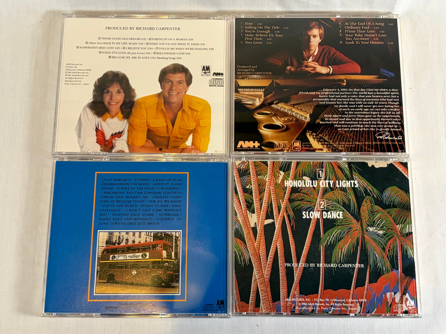 Carpenters Collection 12CD Japan Box Set D300Y3243 Limited Edition A&M Pony Canyon 1989 Original