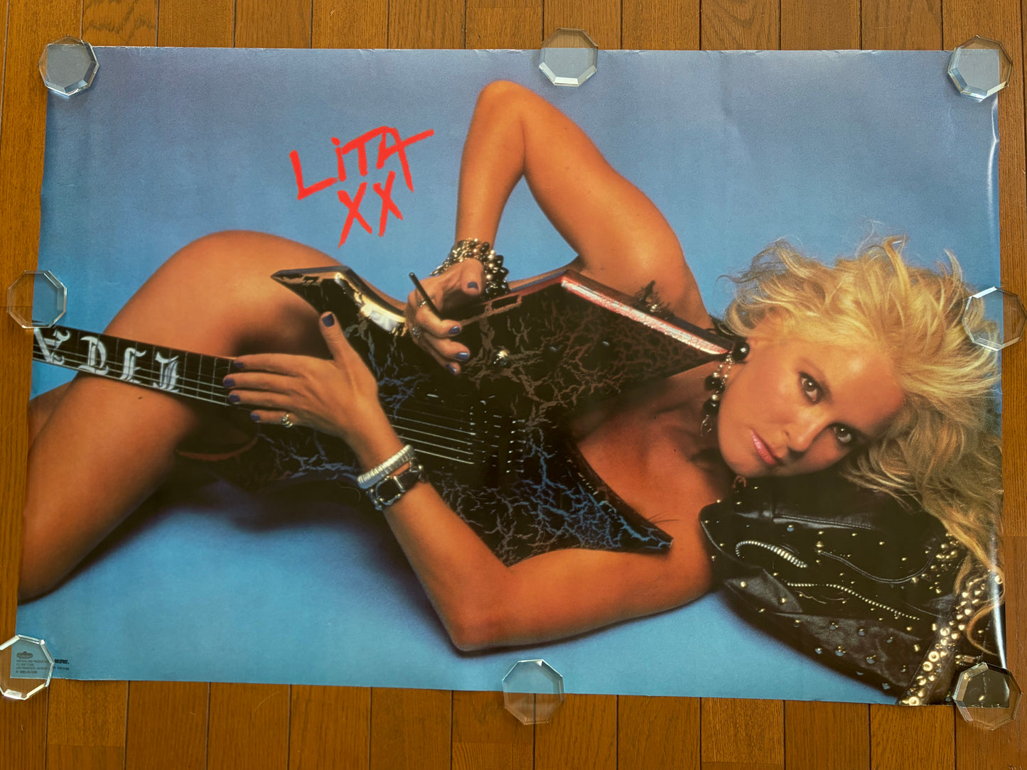 Lita Ford 1988 Original Vintage Poster Winterland Rock Express POS-01166 Approx 24 x 36 inches