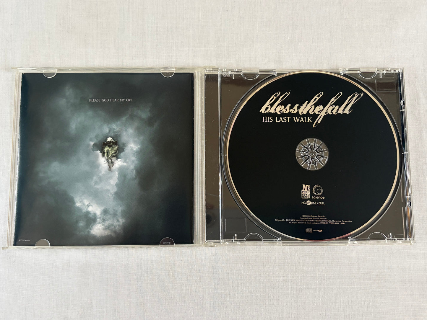 Blessthefall His Last Walk Japan Edition CD 2007 Enhanced w/ OBI Bonus Tracks