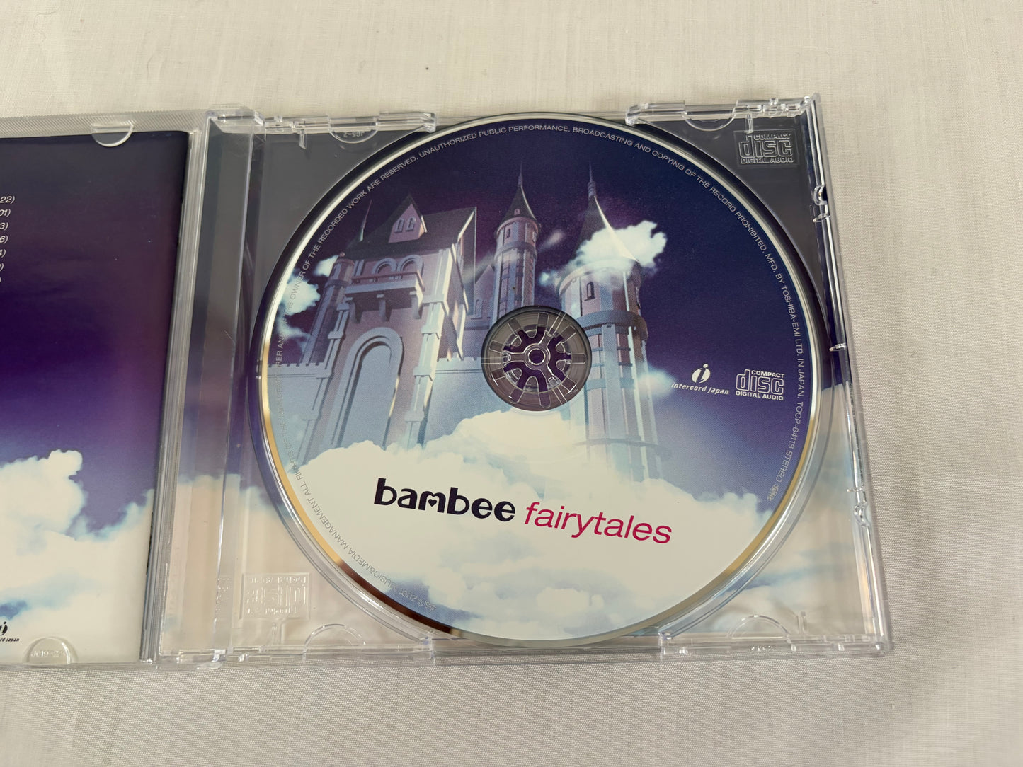 Bambee Fairytales Japan Edition CD Album 2001 TOCP-64118 Dancemania Toshiba EMI