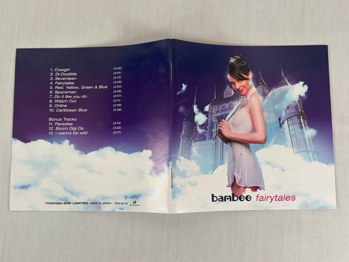 Bambee Fairytales Japan Edition CD Album 2001 TOCP-64118 Dancemania Toshiba EMI