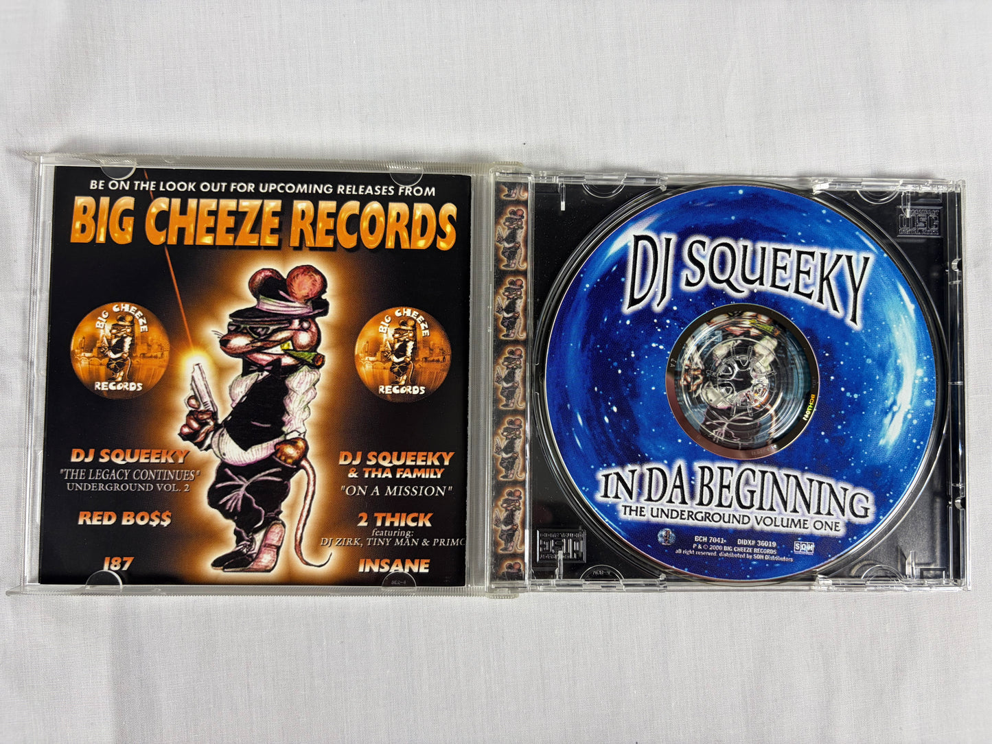 DJ Squeeky In Da Beginning Underground Volume One 2000 US Rap CD Memphis Hip Hop