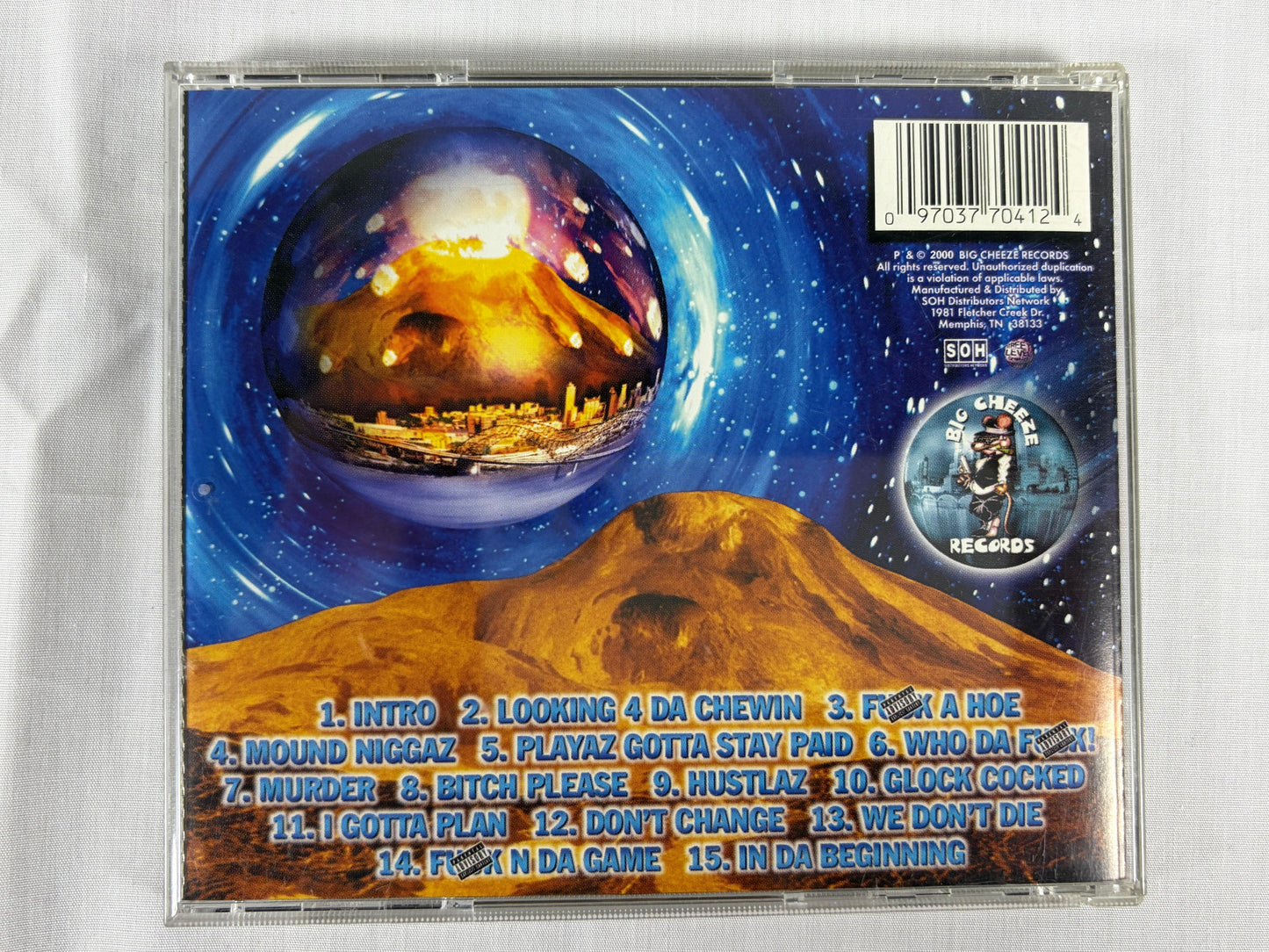 DJ Squeeky In Da Beginning Underground Volume One 2000 US Rap CD Memphis Hip Hop