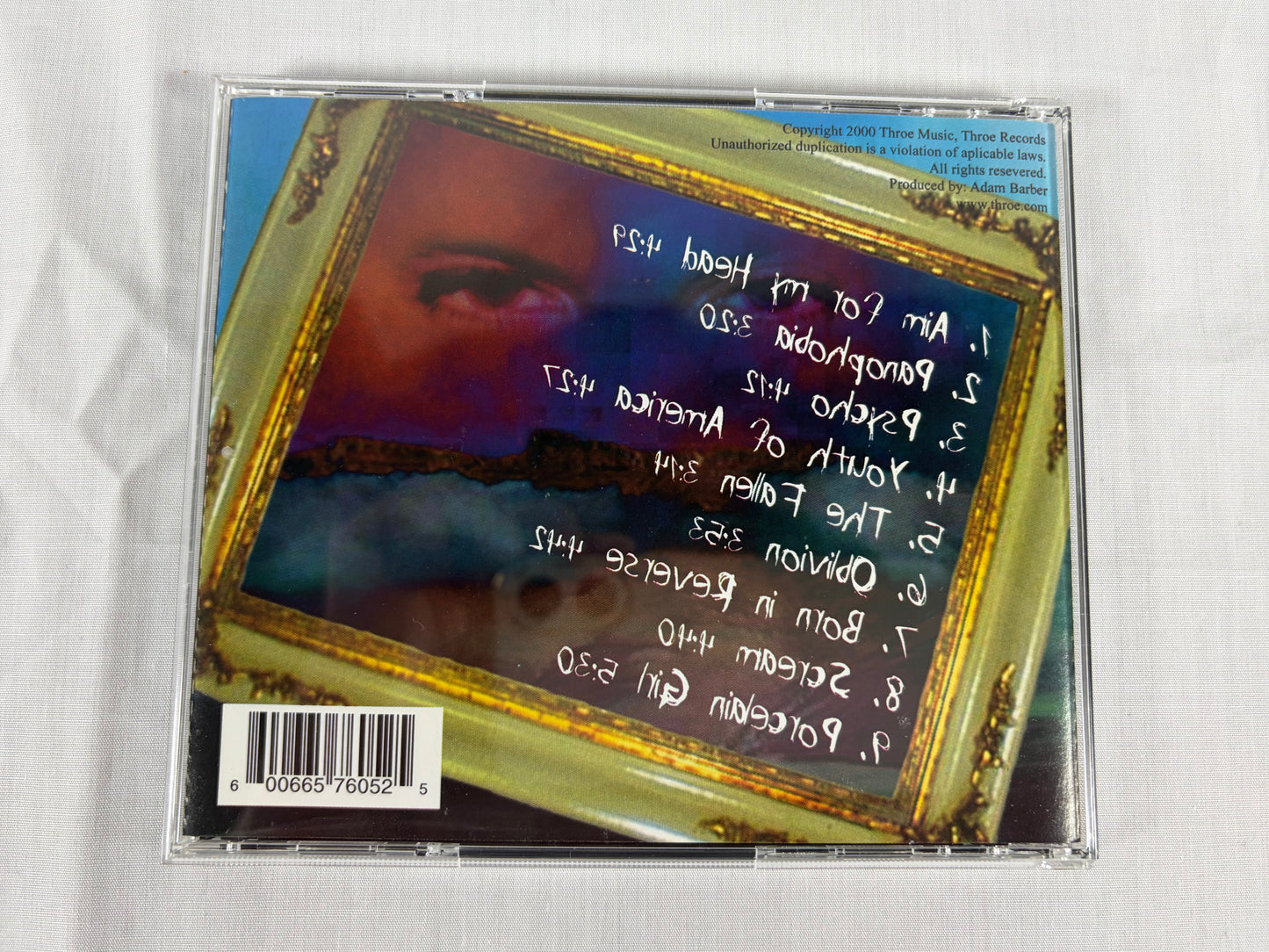 Throe A Reflection Of Never CD 2000 Signed Autograph Alex C Nu Metal Rapcore Florida Independent