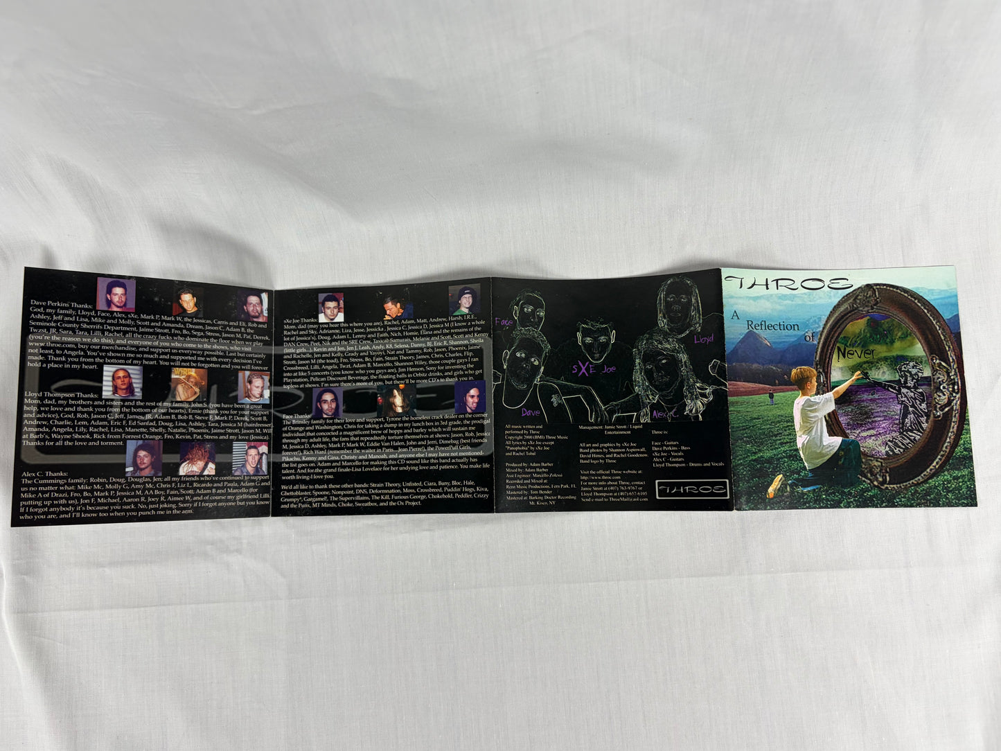 Throe A Reflection Of Never CD 2000 Signed Autograph Alex C Nu Metal Rapcore Florida Independent
