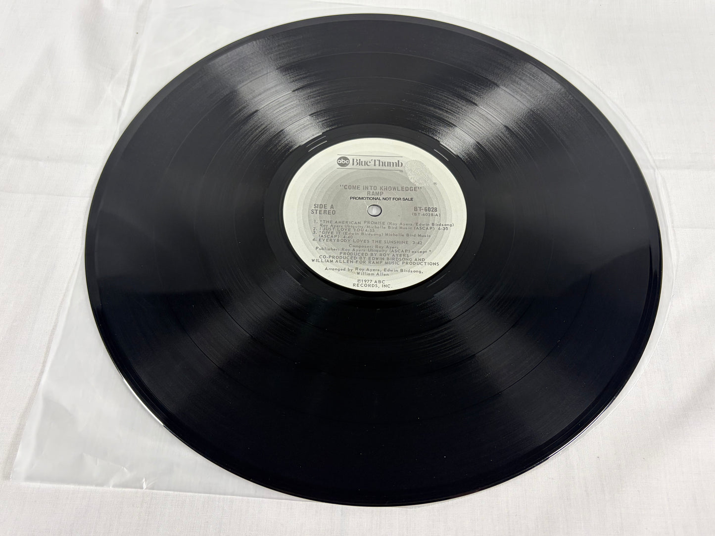 RAMP Come Into Knowledge Promo LP 1977 Roy Ayers Rare Groove Funk Soul