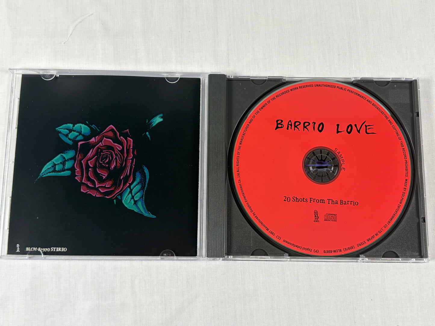 Barrio Love 20 Shots From Tha Barrio CD Japan Promo w/ OBI BLCM-85970 West Coast Rap