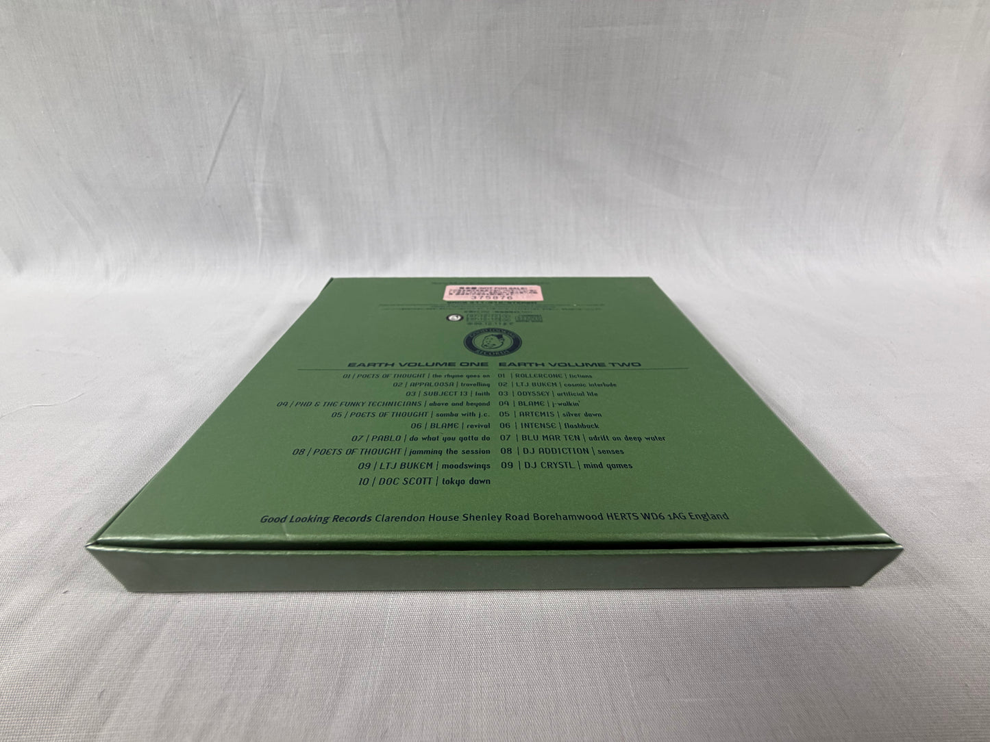 LTJ Bukem Presents Earth Volumes One & Two 2CD Japan Promo w/ OBI Factory Sealed