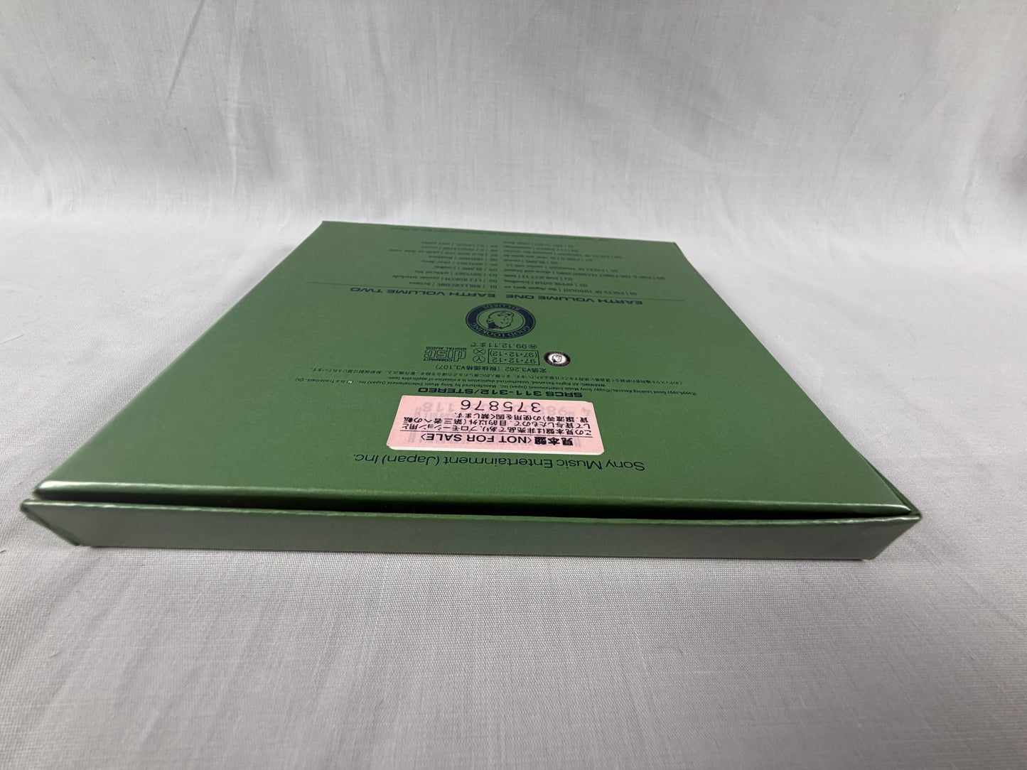 LTJ Bukem Presents Earth Volumes One & Two 2CD Japan Promo w/ OBI Factory Sealed