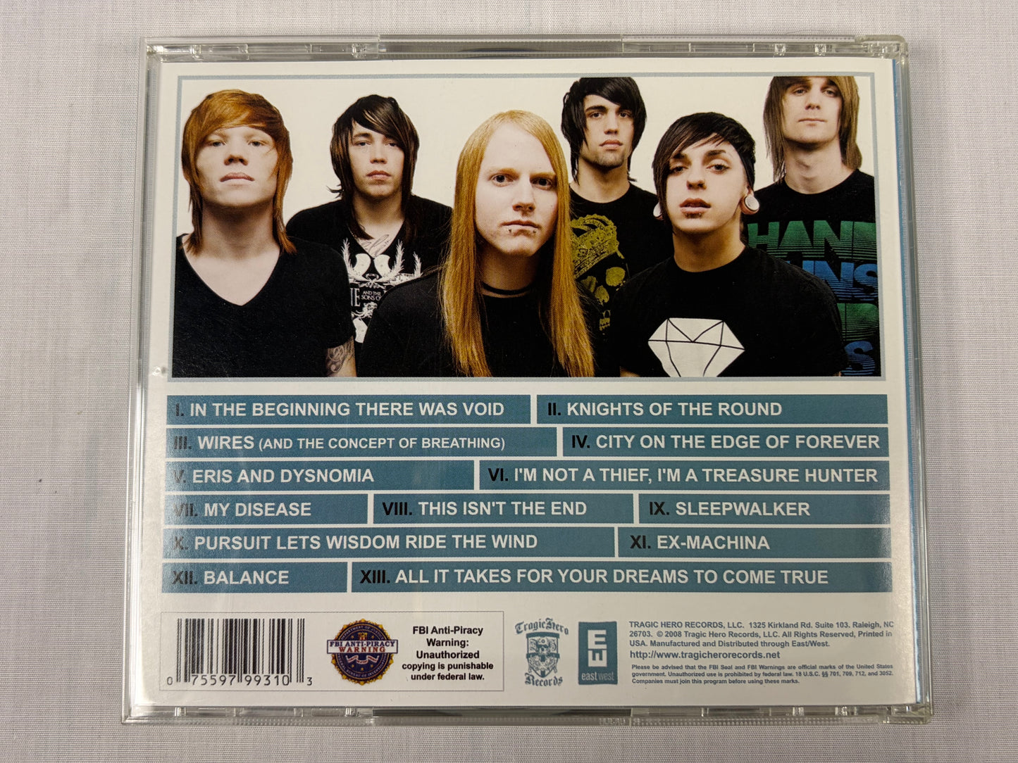 A Skylit Drive Wires and the Concept of Breathing CD 2008 USA Tragic Hero Records