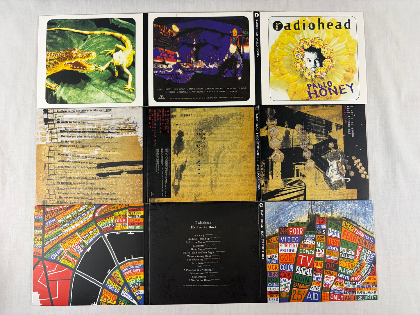 Radiohead Album Box Set 7CD Limited Edition 2007 Parlophone Europe EMI Era