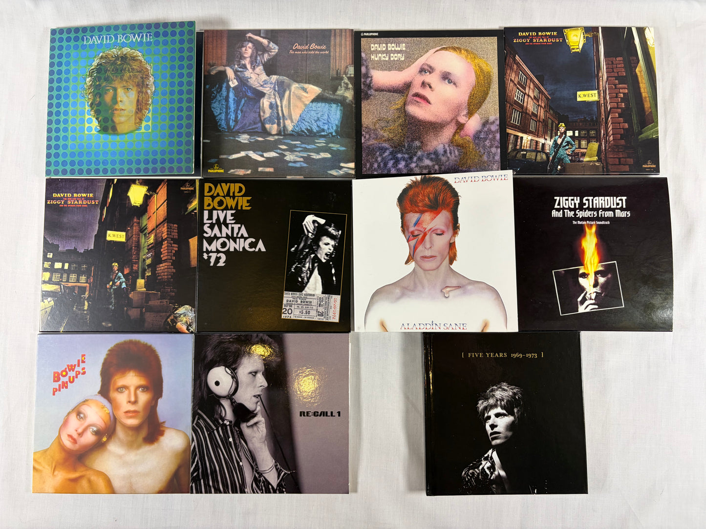 David Bowie Five Years 1969-1973 12CD Box Set Parlophone 2015 DBX-1 Official Release