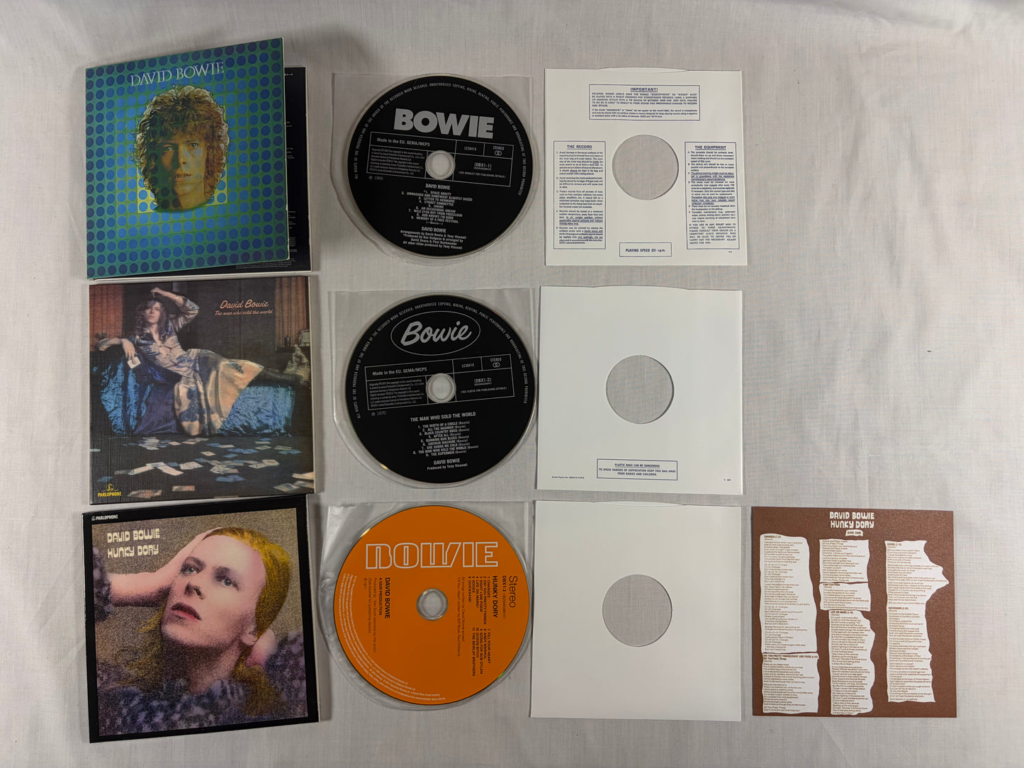 David Bowie Five Years 1969-1973 12CD Box Set Parlophone 2015 DBX-1 Official Release