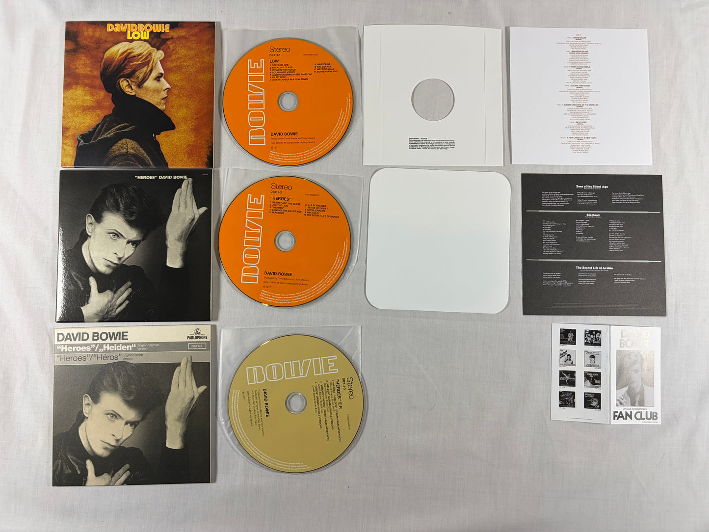 David Bowie A New Career In A New Town 1977-1982 11CD Box Set Parlophone 2017 Release
